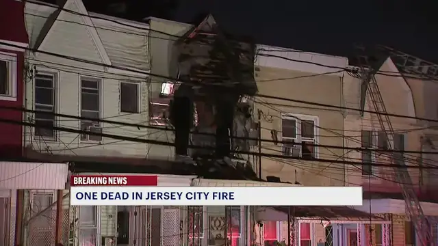 Video thumbnail for One dead, six others injured in Jersey City fire