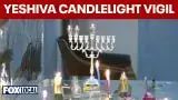 Video thumbnail for Yeshiva University hosts candlelight vigil for Bondi Beach victims