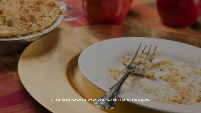 Video thumbnail for Apple Crumble Recipe
