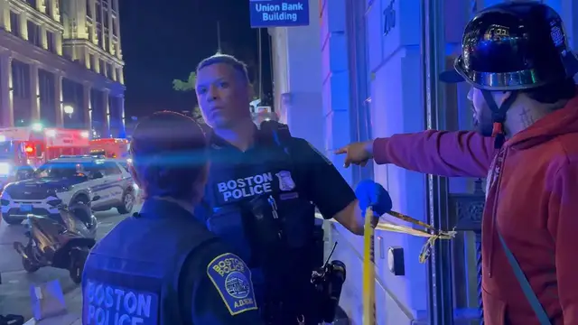 Video thumbnail for US: An Individual Shot In Downtown , Boston 7.