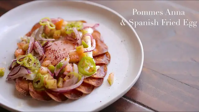 'Video thumbnail for Pommes Anna & Spanish Fried Egg'