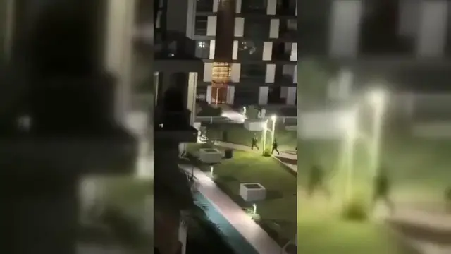 Video thumbnail for Iraq: Iraqi Forces Arrest Politicians in Overnight Baghdad Green Zone Raids.