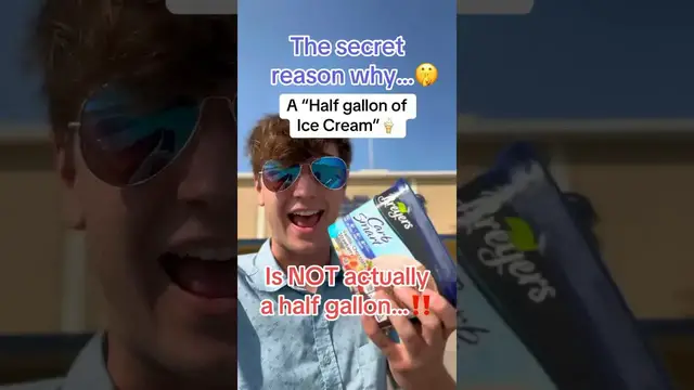 'Video thumbnail for finance unfolded: ice cream shrinkflation: half gallon secret exposed'
