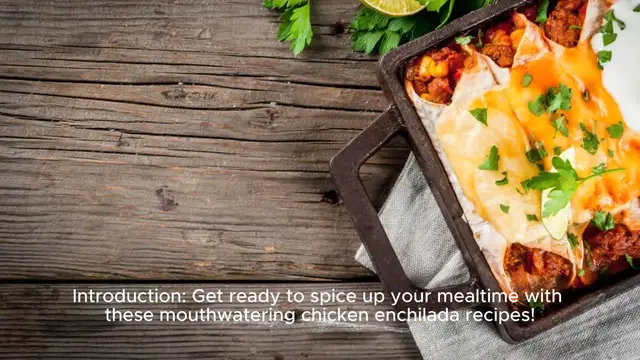 Video thumbnail for Best Chicken Enchilada Recipes