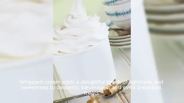 Video thumbnail for Whipped Cream Recipes