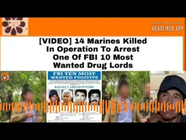 Video thumbnail for 14 Marines Killed In Operation To Arrest One Of FBI 10 Most Wanted Drug Lords ~ OsazuwaAkonedo