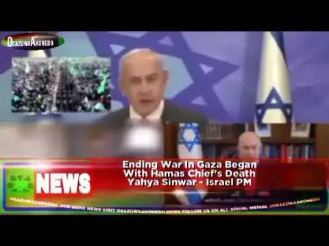 Video thumbnail for Ending War In Gaza Began With Hamas Chief's Death Yahya Sinwar - Israel PM