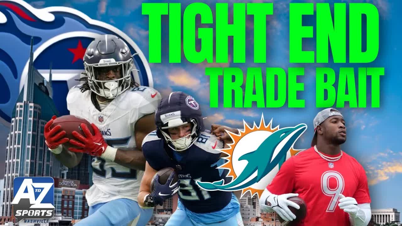 Video thumbnail for a to z sports nashville: titans tight ends as trade bait? analyzing dolphins-steelers impact