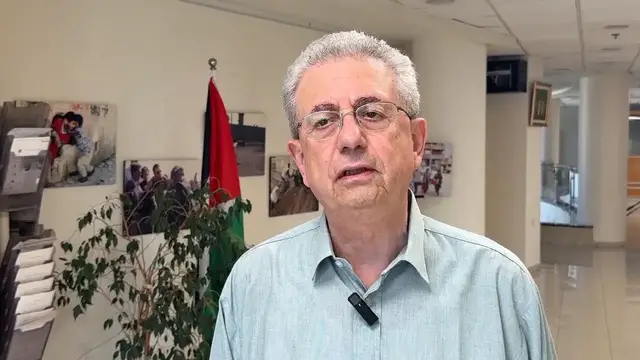 Video thumbnail for Palestinian political figure calls for unity to counter Israel's settlement in West Bank.