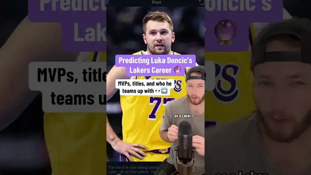 'Video thumbnail for Predicting Luka Doncic’s entire career in LA…'