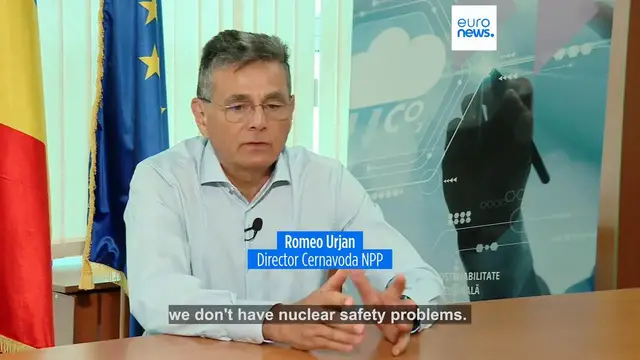 Video thumbnail for Romania shuts off second reactor at Cernavodă NPP amid low water levels on Danube