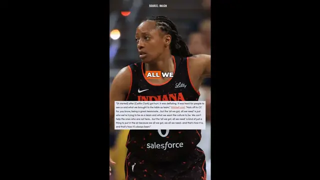 'Video thumbnail for Indiana Fever Star Faces Backlash Over Misconstrued Caitlin Clark Comments After Sky Game'