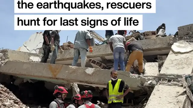 Video thumbnail for Venezuela: Two weeks after the earthquakes, rescuers hunt for last signs of life
