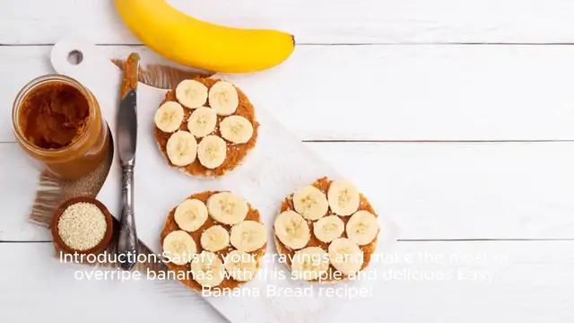 Video thumbnail for Easy Banana Bread Recipe