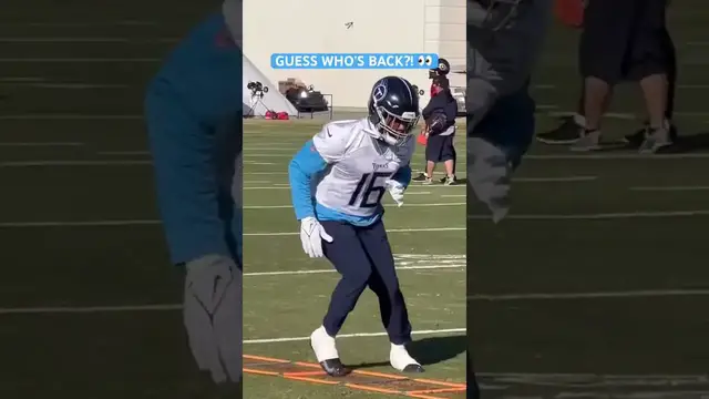 Video thumbnail for Nice to see Treylon Burks back at #Titans practice! ️ #titanup #shorts #tennesseetitans #nfl