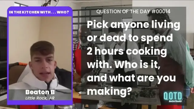 Video thumbnail for Beaton is cooking with Gordon Ramsay, the man himself. Don't be an idiot sandwich!