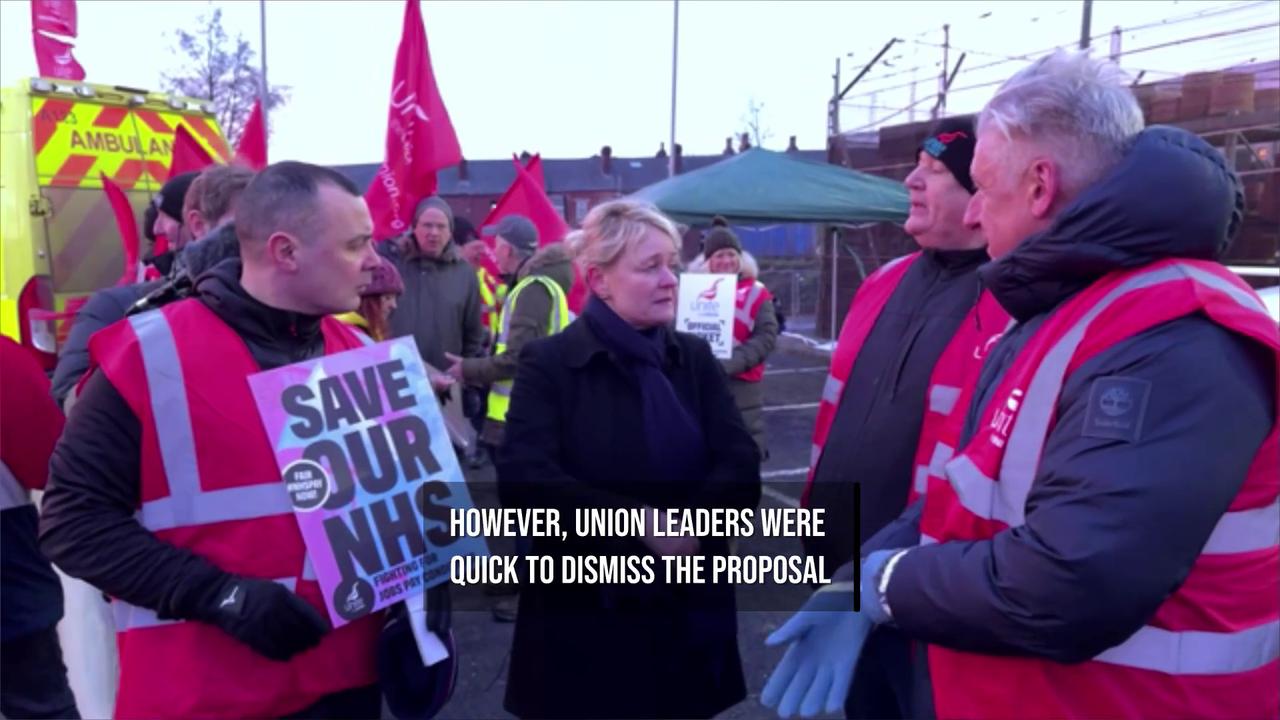 Video thumbnail for Unions Reject Farage's Call To Join Reform UK.