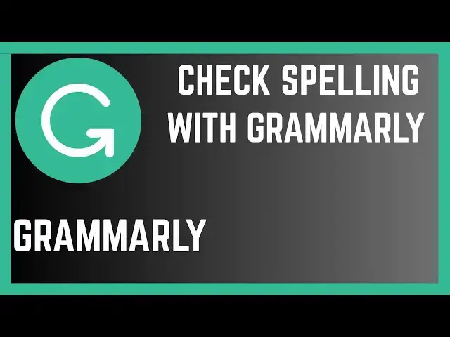 'Video thumbnail for How To Check Spelling Mistakes Using Grammarly'