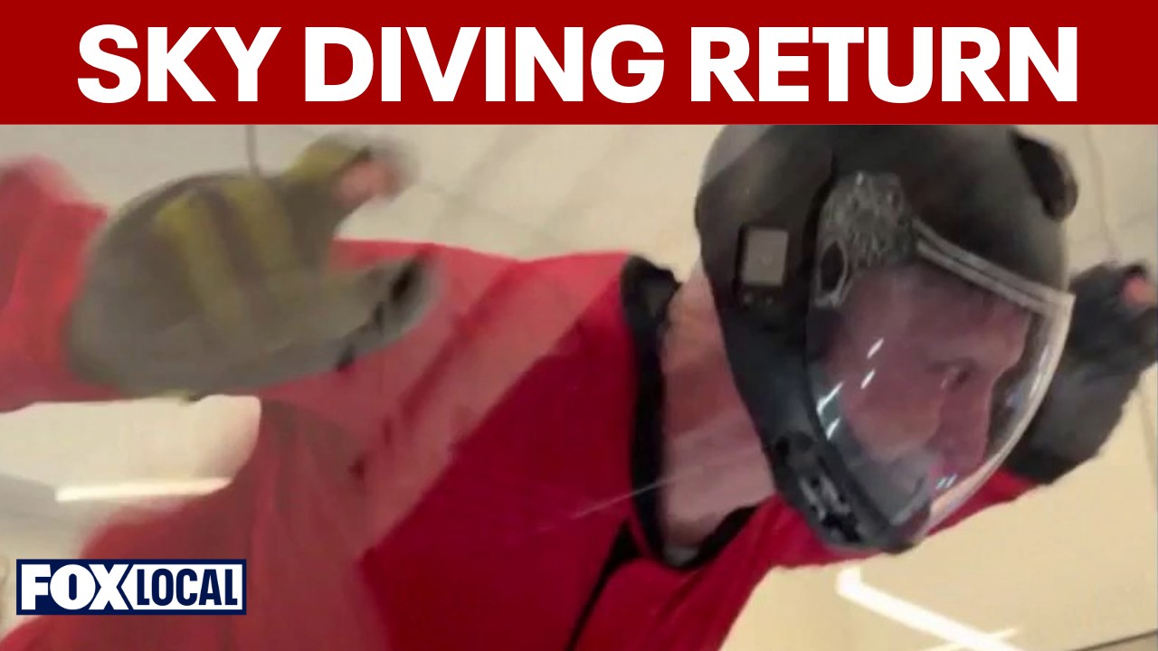 Video thumbnail for 82-year-old sky diver returns after health scare