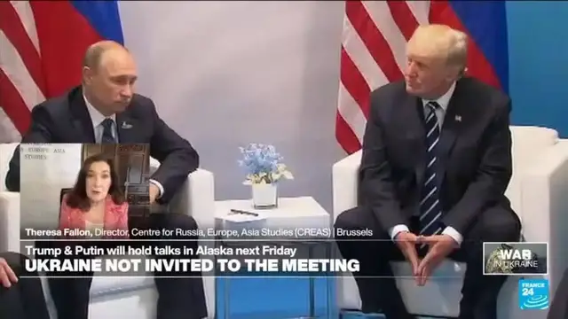 'Video thumbnail for Trump and Putin to hold talks on Ukraine in Alaska'