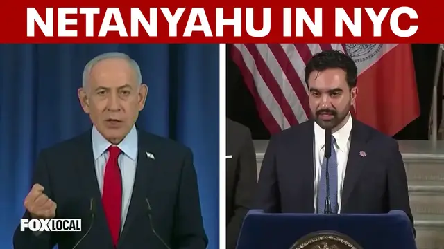 Video thumbnail for Mayor Mamdani walks back threat to arrest Netanyahu ahead of UN General Assembly