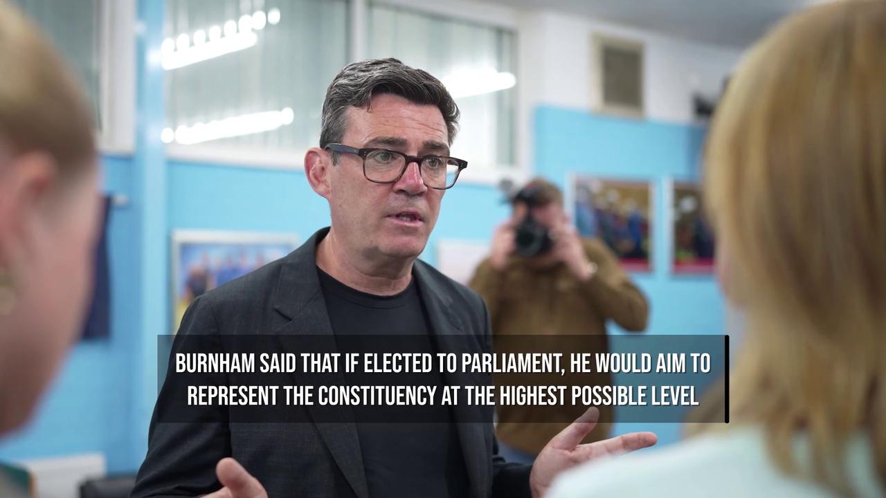 Video thumbnail for Burnham Says He Would Enter Labour Leadership Race.
