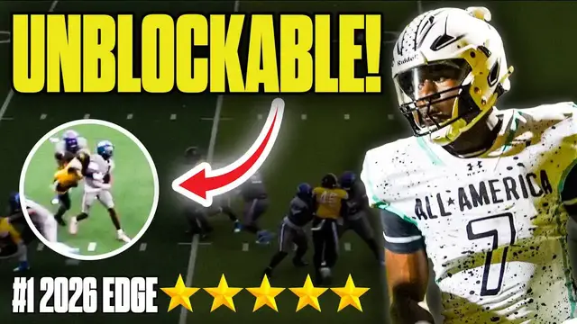 'Video thumbnail for a to z sports film room: zion elee's elite potential - 2026 edge recruit breakdown'