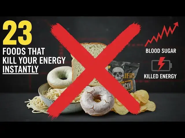 'Video thumbnail for 23 STARCH BOMBS You MUST AVOID! (Spikes Blood Sugar & Kills Energy)'