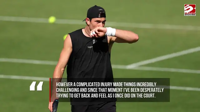Video thumbnail for Jack Draper will not return to the court until 2027 due to injury