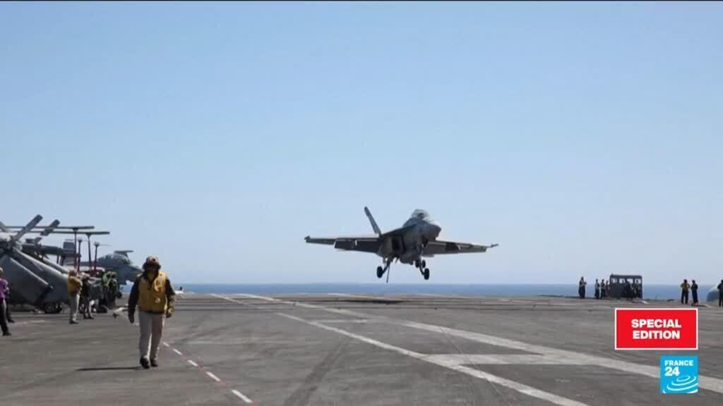 Video thumbnail for Trump mulls ground troops in Iran, says operations likely to last 4 to 5 weeks