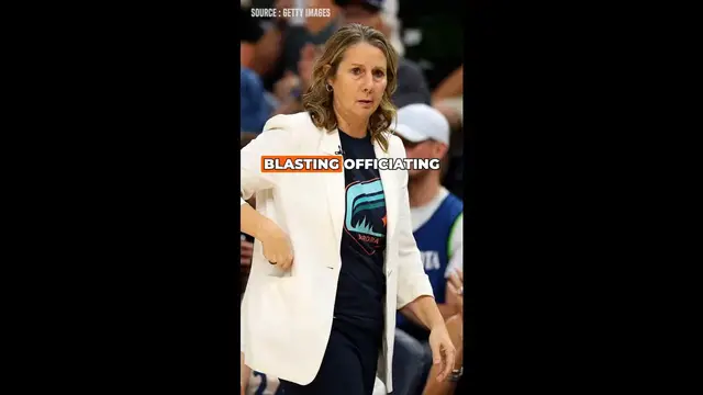 'Video thumbnail for Cheryl Reeve Erupted Over Officiating in Game 3'