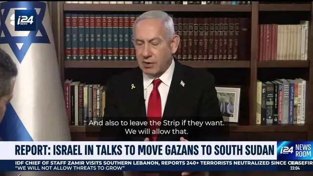 'Video thumbnail for Report: Israel in talks to move Gazans to South Sudan'
