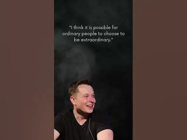 Video thumbnail for Elon Musk Motivational Quotes #Shorts 25
