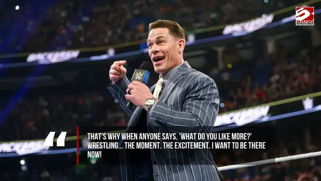 Video thumbnail for John Cena reveals why he prefers wrestling to acting