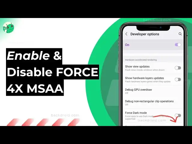 Video thumbnail for How to Turn On/Off Force 4X MSAA [Easy, Quick] on Android