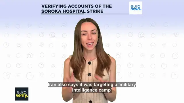 Video thumbnail for Verifying conflicting narratives about Iran's strike on an Israeli hospital