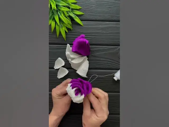 'Video thumbnail for How to make easy beautiful flower #shorts  #youtubeshorts #short'