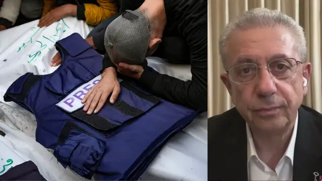 'Video thumbnail for Israel kills journalists in Gaza because the world imposes no sanctions: Mustafa Barghouti'