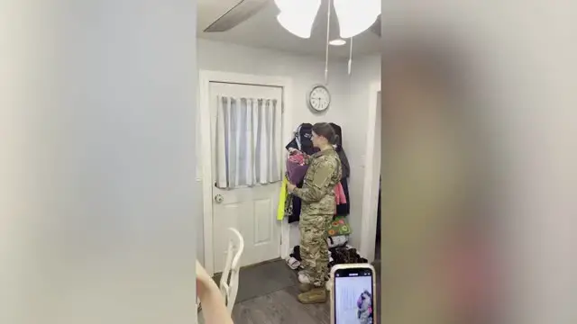 Video thumbnail for Grandma Drops Drinks As She's Surprised By Military Granddaughter | Happily TV
