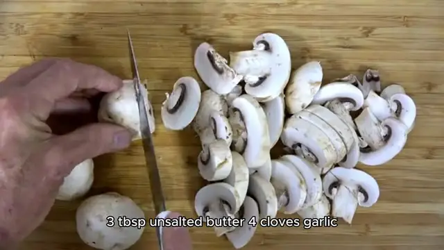 'Video thumbnail for mushroom recipe'