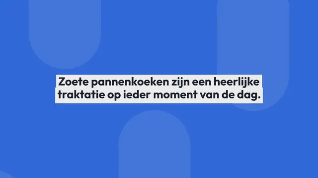 Video thumbnail for Lekkerste zoete pannenkoeken