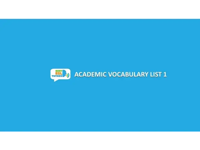 Video thumbnail for Test Your English: Academic Vocabulary Quiz #1