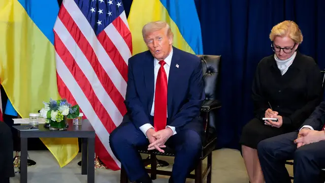 'Video thumbnail for Trump signals major shift on Ukraine war and taking back territory'