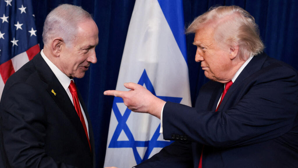 Video thumbnail for Despite tension over war flare-up, fallout between Trump and Netanyahu unlikely