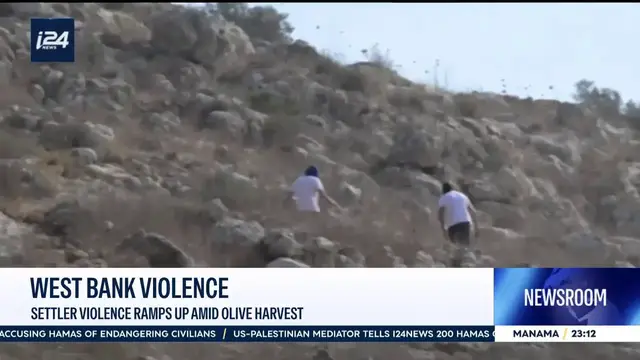 'Video thumbnail for West Bank violence: settler violence ramps up amid olive harvest'