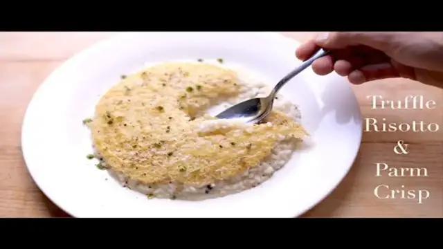 'Video thumbnail for Truffle Risotto & Parm Crisp'