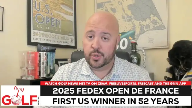 'Video thumbnail for Michael Kim wins 2025 FedEx Open de France to make American history'