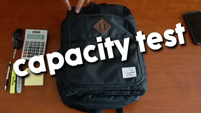 Video thumbnail for How Much Stuff Fits In This Vanchy Backpack