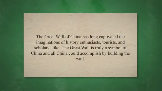 Video thumbnail for How Tall Is The Great Wall Of China And Other Fascinating Facts