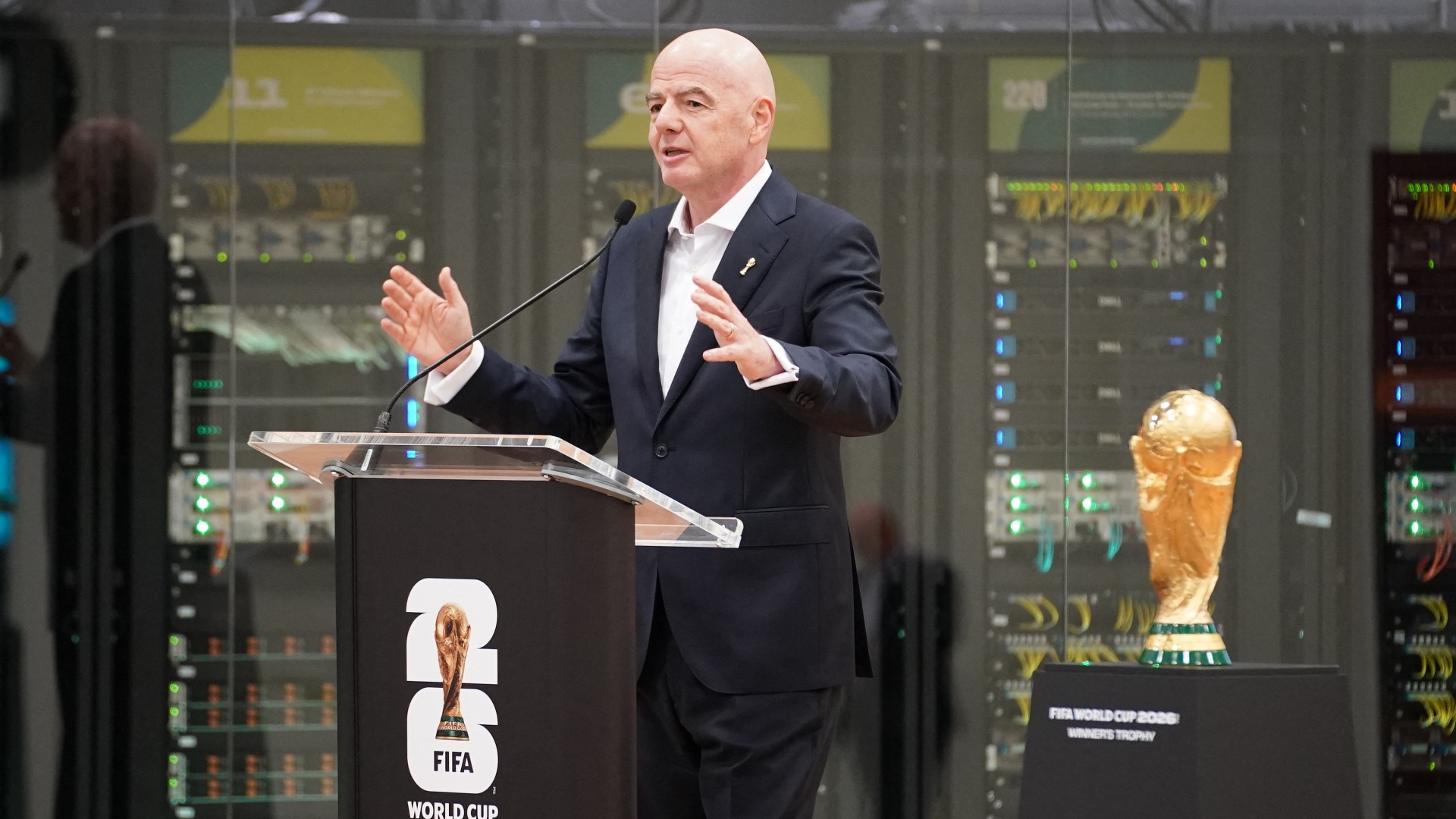 Video thumbnail for Gianni Infantino on World Cup Opening Ceremonies in North America